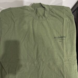 Allsaints plain green size M